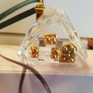 Swarovski crystal memories gingerbread house ornam